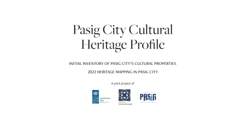 Pasig City Cultural Heritage | Book Layout